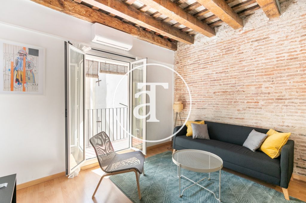 Monthly rental apartment with 1 bedroom in the Gothic Quarter