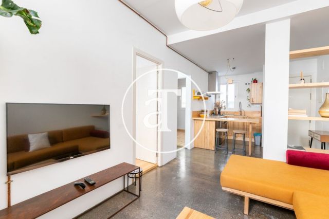 Monthly rental apartment with 1 bedroom and terrace in Poble Sec 5