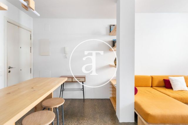 Monthly rental apartment with 1 bedroom and terrace in Poble Sec 14