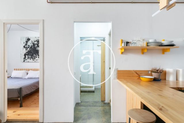 Monthly rental apartment with 1 bedroom and terrace in Poble Sec 18