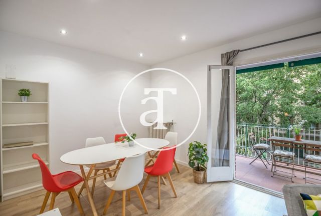 Mothly rental apartment with 3 bedrooms and terrace close to Paseo Sant Joan 6