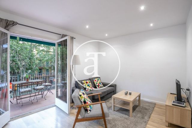 Mothly rental apartment with 3 bedrooms and terrace close to Paseo Sant Joan 5