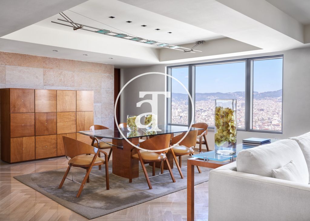 Monthly rental luxury penthouse with 1 bedroom in Hotel Arts Barcelona 1