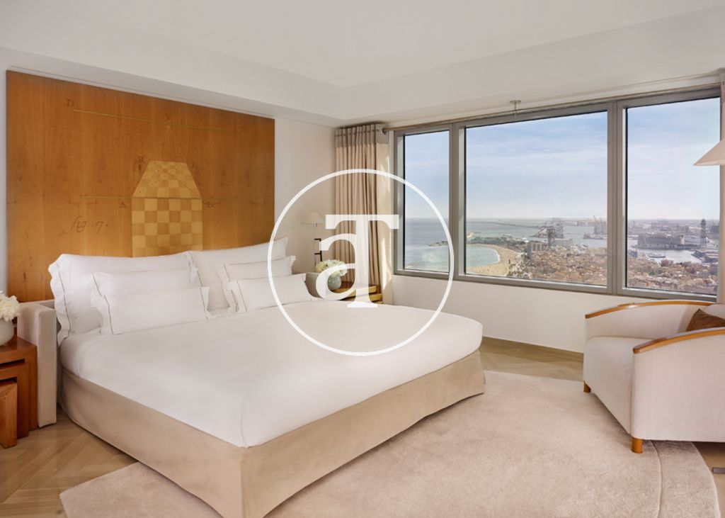 Monthly rental luxury duplex with 3 bedrooms in Hotel Arts Barcelona 4
