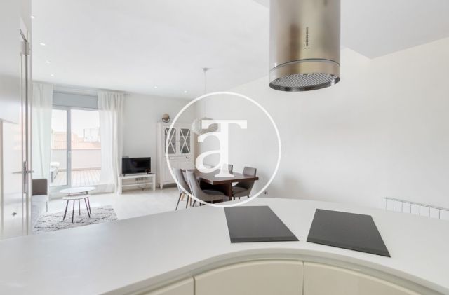 Monthly rental penthouse with 2 bedrooms and terrace close to Paseo Sant Joan 16