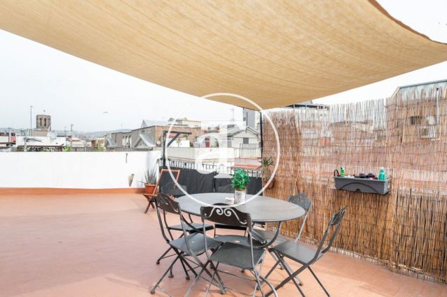 Appartement de 1 chambre à louer temporairement avec une superbe terrasse dans le centre de Barcelone 3