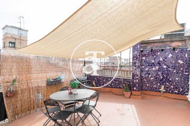 Appartement de 1 chambre à louer temporairement avec une superbe terrasse dans le centre de Barcelone 5