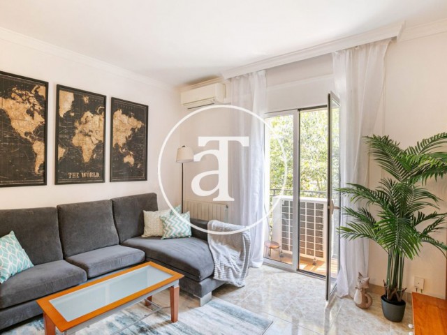 Piso de alquiler temporal de 2 habitaciones a pasos de Paseo Sant Joan