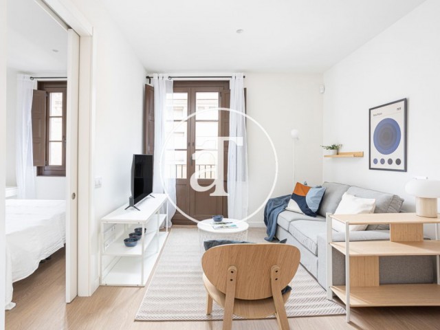 Piso de alquiler temporal de 1 habitación cerca al puerto de Barcelona