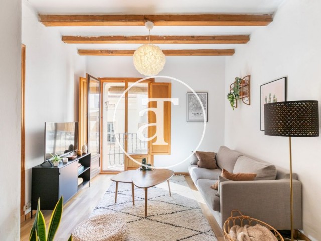 Piso de alquiler temporal de 1 habitación en Gracia