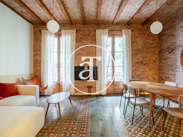 Monthly rental apartment with 3 bedrooms in Gracia