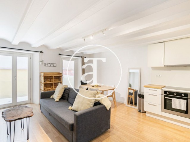 Monthly rental apartment with double bedroom in Ciutat Vella