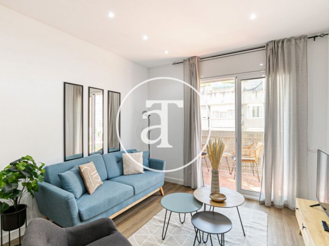 Renovated 3-bedroom apartment for temporary rental next to the Sagrada Familia