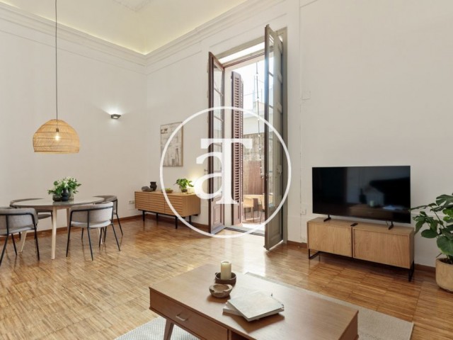 Appartement en location temporaire avec 1 chambre et 1 salle de bain à Ciutat Vella