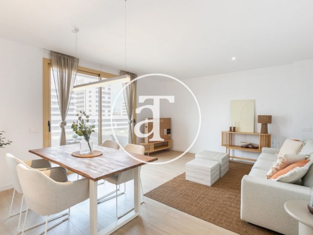 Monthly rental apartment with 2 bedrooms and studio with 2 bathrooms near the beach