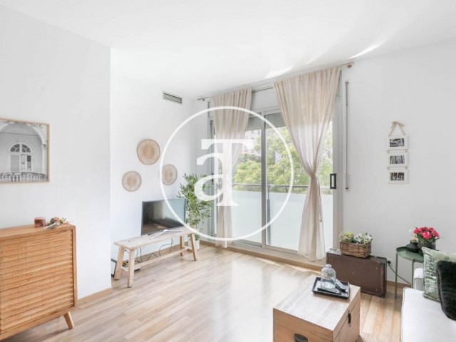 Monthly rental apartment with 1 bedroom and 1 bathroom in Gràcia