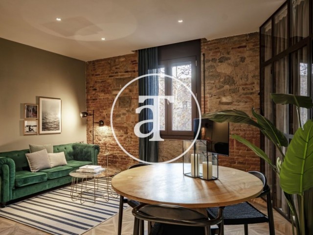 Monthly rental apartment with 1 bedroom and 1 bathroom in the Eixample district