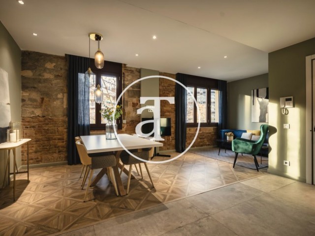 Monthly rental apartment with 1 bedroom and 1 bathroom in the Eixample district