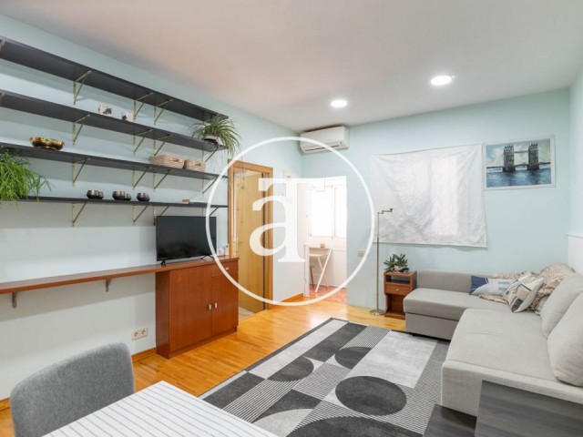 Monthly rental apartment with 1 bedroom and 1 bathroom in Gracia