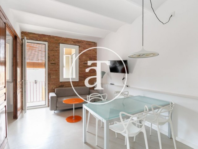Piso de alquiler temporal de 1 habitación y 1 baño con balcón en Ciutat Vella