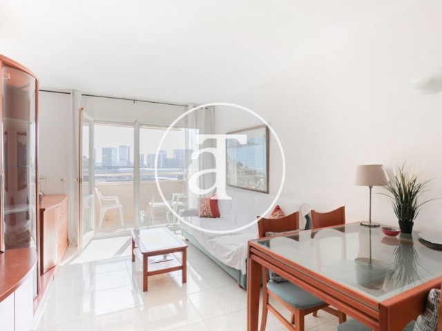 Piso de alquiler temporal de 2 habitaciones y 1 baño con Balcón en Sants Montjuic