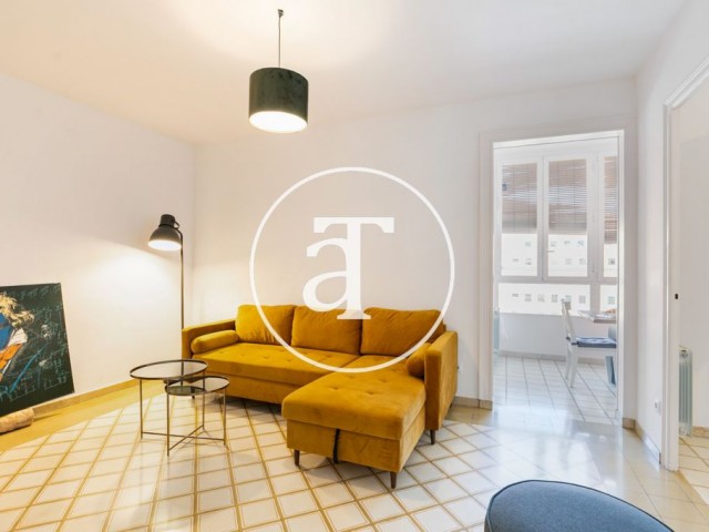 Monthly rental apartment with 3 bedrooms and 2 bathrooms in Eixample