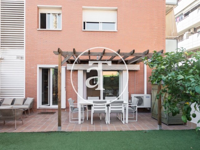 Monthly rental apartment with 3 bedrooms, 2 bathrooms and large private garden in Sant Joan Despí