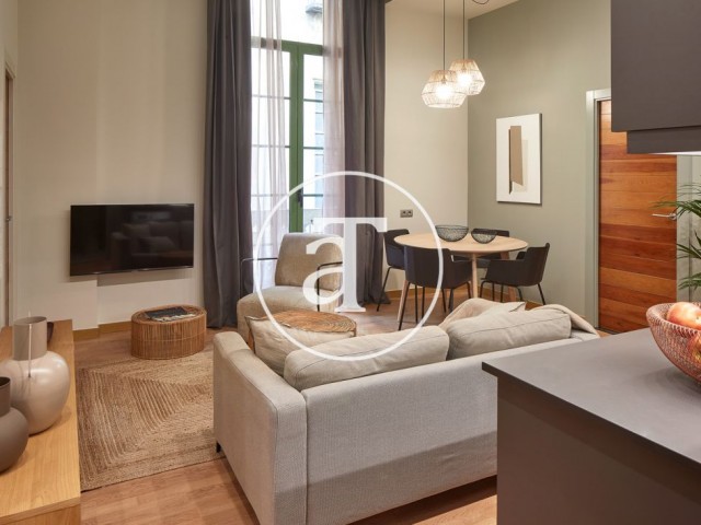 Monthly rental apartment with 2 bedrooms, balcony and 1 bathroom in Ciutat Vella