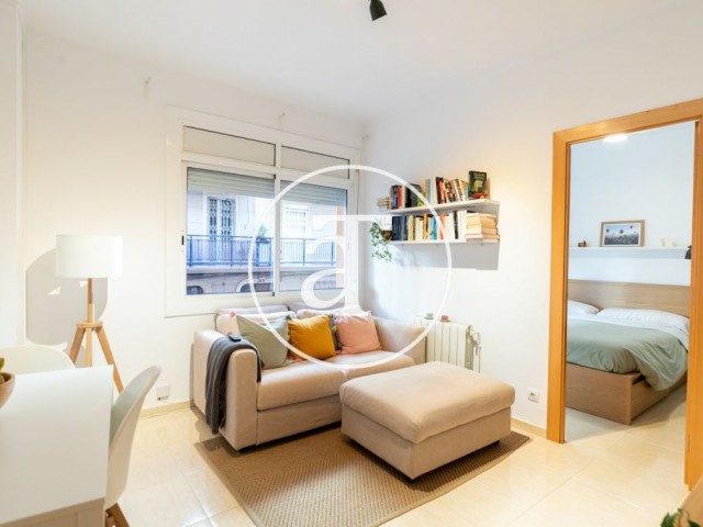 Monthly rental apartment with 1 bedroom, study and 1 bathroom in Horta-Guinardó