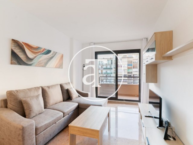 Appartement de location mensuelle avec 2 chambres, terrasse et 1 salle de bain à l’Eixample