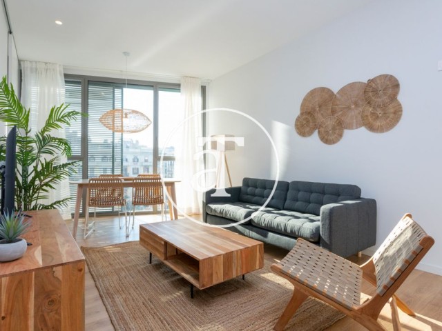 Monthly rental apartment with 2 bedrooms and shared pool close to Diagonal Av.