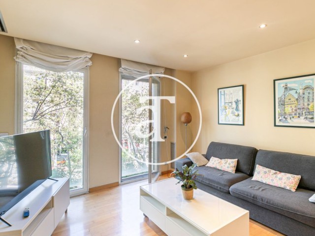 Appartement meublé temporaire avec 1 chambre à louer à Pg. de Sant Joan