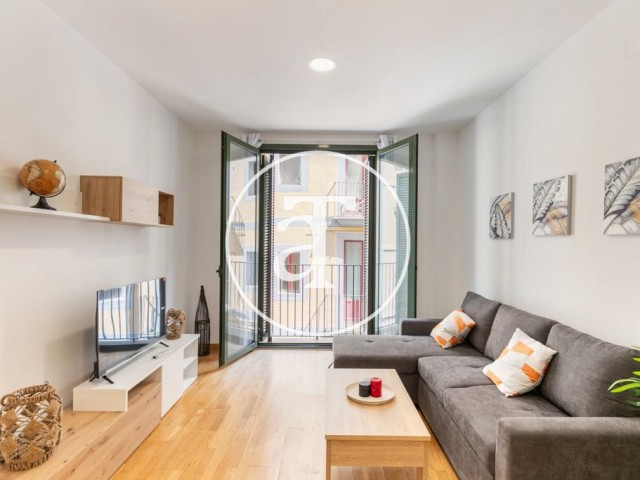 Appartement en location temporaire avec 3 chambres et piscine commune, à deux pas de la gare de Drassanes