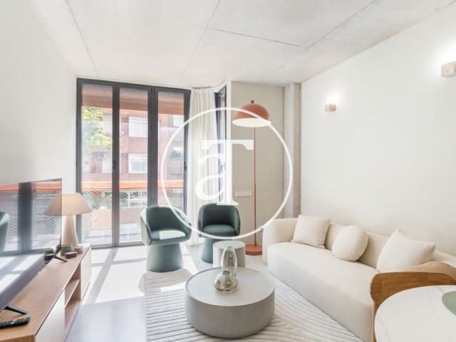 Monthly rental apartment with 2 bedrooms and 2 bathrooms in the Eixample Dreta district