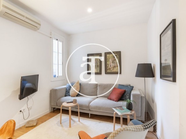 Piso de alquiler temporal de 2 habitaciones y 1 baño junto a Montjuïc