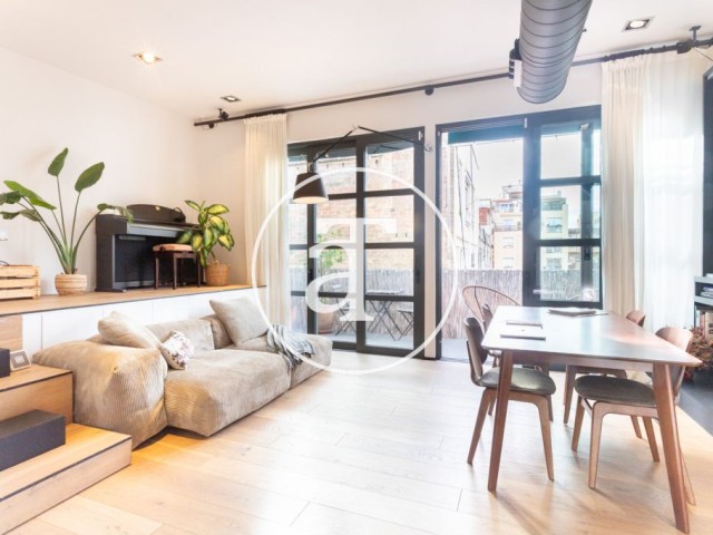 Appartement en location temporaire avec suite 1 chambre et balcon dans l'Eixample