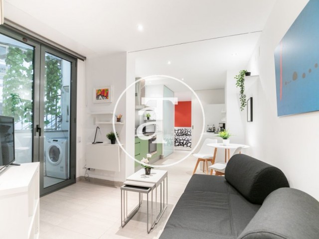 Apartamento de alquiler temporal de 1 habitación  a pasos del metro Urquinaona