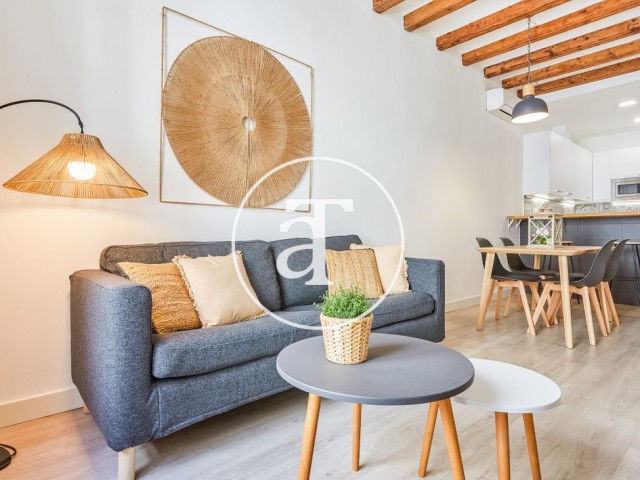 Alquiler temporal de apartamento de 2 habitaciones en Barcelona