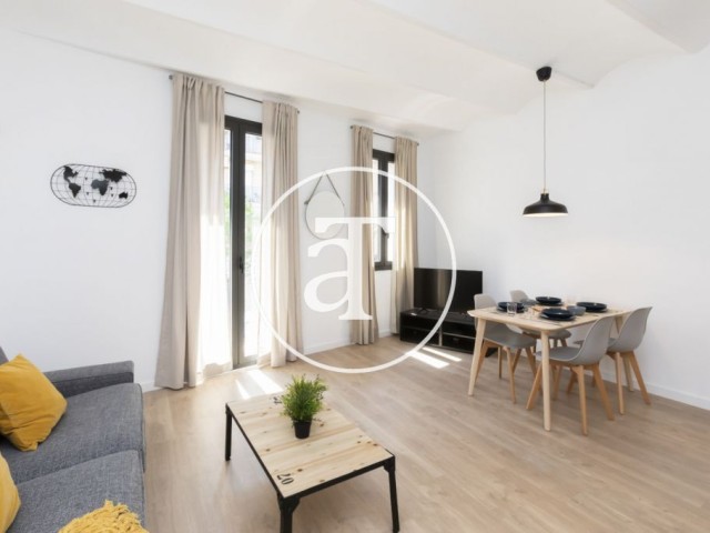 Temporary rental apartment with 2 bedrooms and terrace in Hospitalet de Llobregat