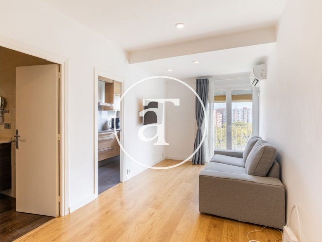Appartement temporaire à louer avec 1 chambre et studio avec 1 salle de bain et balcon à Sant Martí