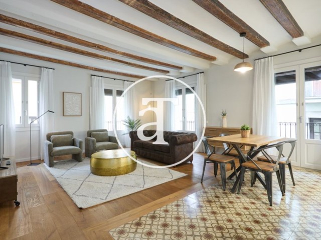 Piso de alquiler temporal de 2 habitaciones y 2 baños en Ciutat Vella