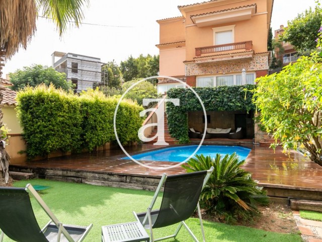 Espectacular casa amueblada en alquiler en zona alta de Barcelona