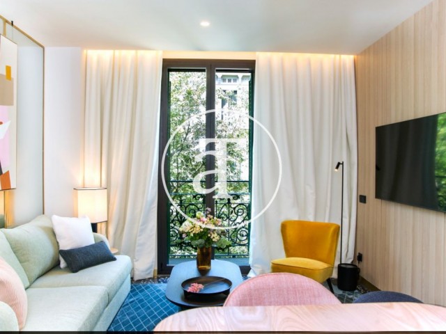Piso de estreno de alquiler temporal de 1 habitación en Eixample Dreta