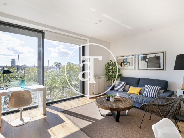 Appartement de 1 chambre à louer temporairement à quelques pas de la mer et de la jetée à Barcelone.