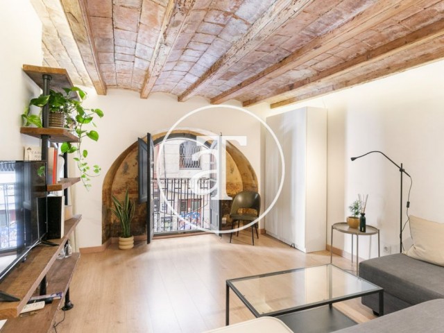 Piso de alquiler temporal de 1 habitación en el centro de Barcelona