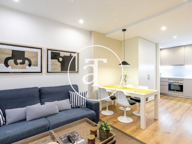 Appartement de 1 chambre à louer temporairement à quelques pas de la mer et de la jetée à Barcelone.
