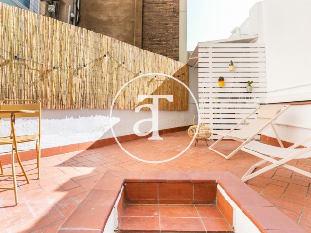Monthly rental apartment with 2 bedrooms and terrace in Carrer de Enrique Granados