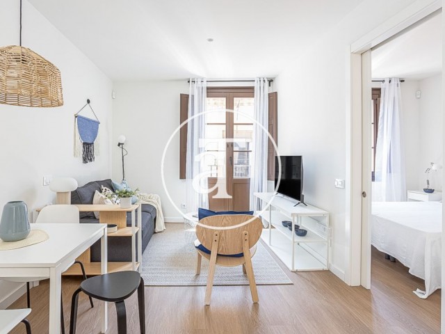 Monthly rental apartment with1 bedroom near the port of Barcelona