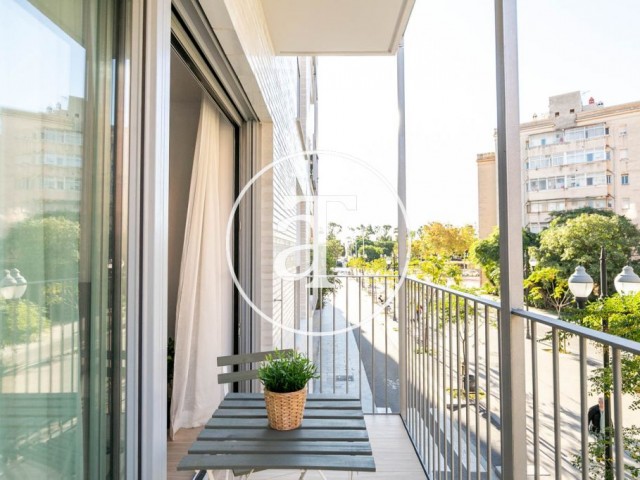 Monthly rental apartment with 2 bedrooms and terrace in Poblenou