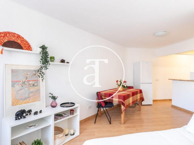 Monthly rental penthouse with 1 bedroom and studio in Sants